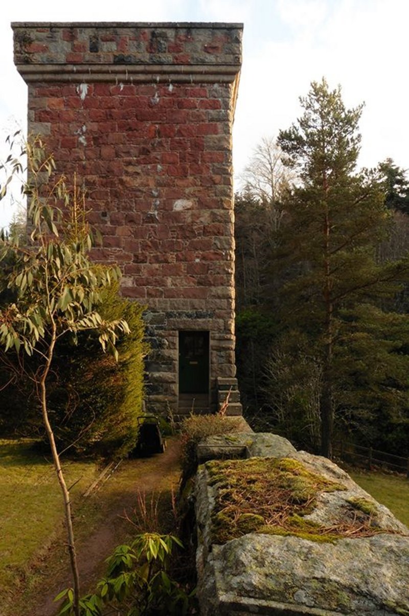 Truefitt’s buildings usually do not have a principal elevation or a ‘show front’. None of the elevations of his Tower of Ess in Scotland are the same, with one side showing only one door opening.