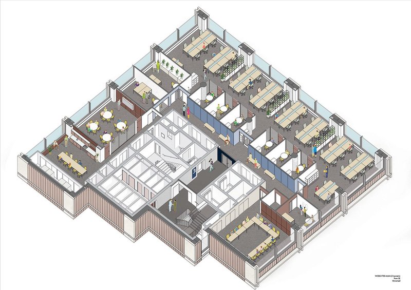 Isometric drawing.