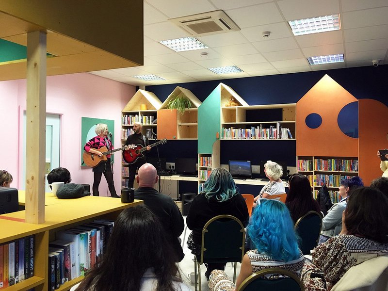 The library and launderette is looking to extend its community reach by staying open for evening events.