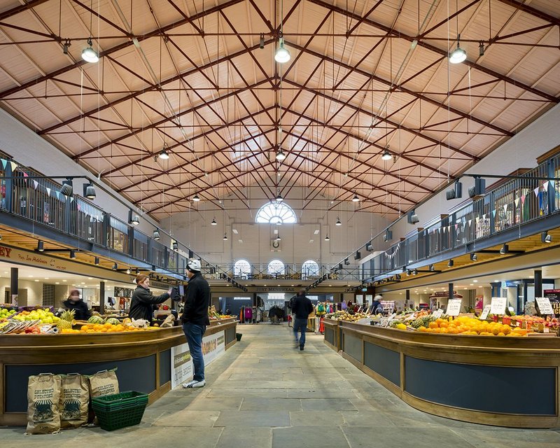 Scarborough Market, a grade II listed Victorian building, has been revitalised by Leeds practice Group Ginger. Interventions included a flexible events space for temporary traders and activities.