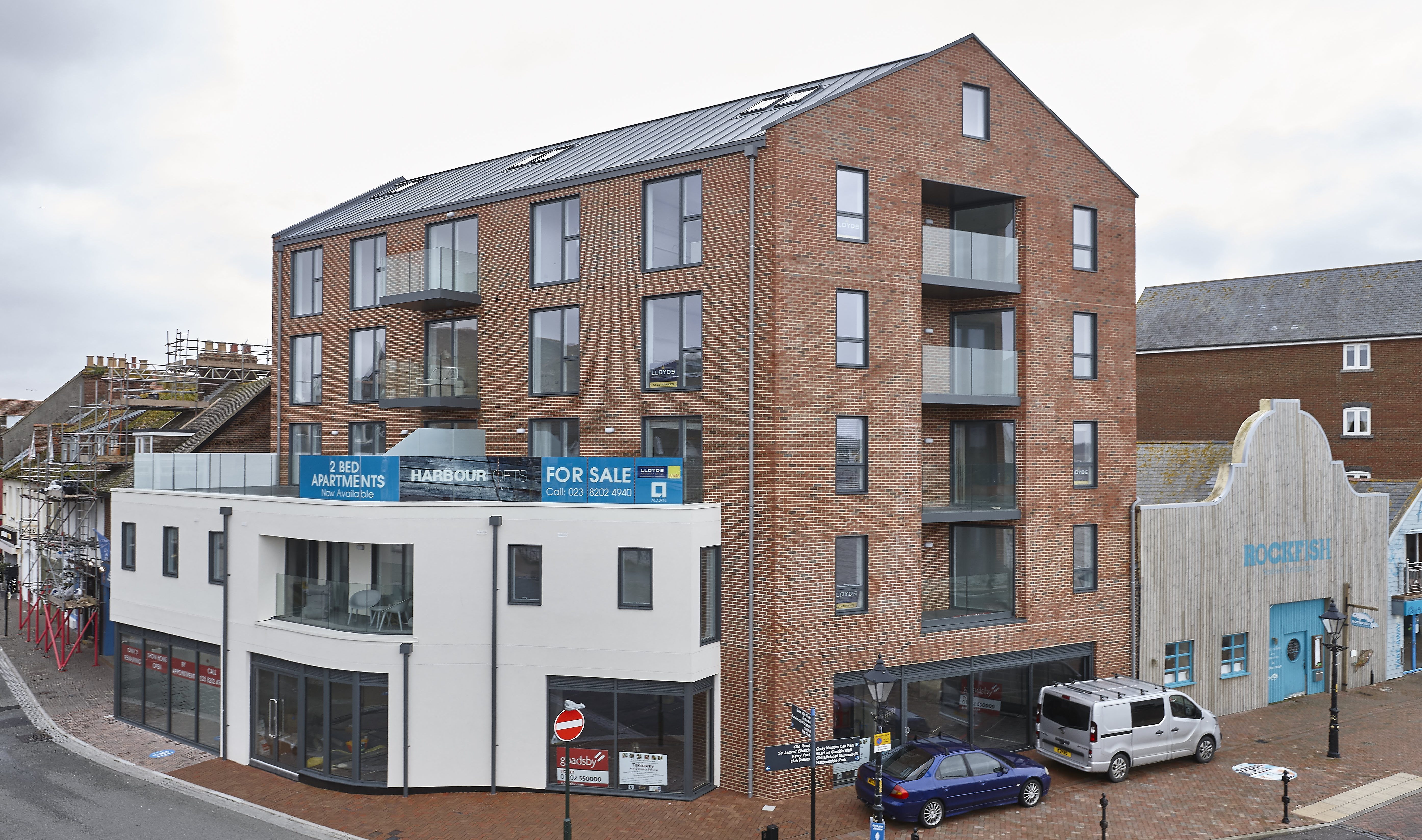 The Harbour Lofts development features nine, one and two-bedroom apartments.