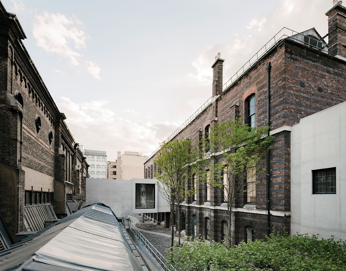 Weston Bridge and The Lovelace Courtyard.