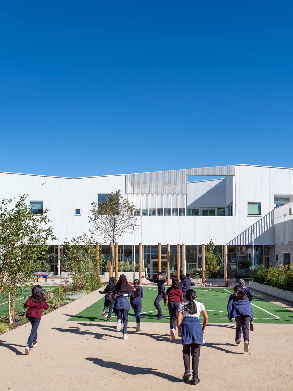 One of three Camden Council projects, Edith Neville Primary School by Hayhurst & Co.
