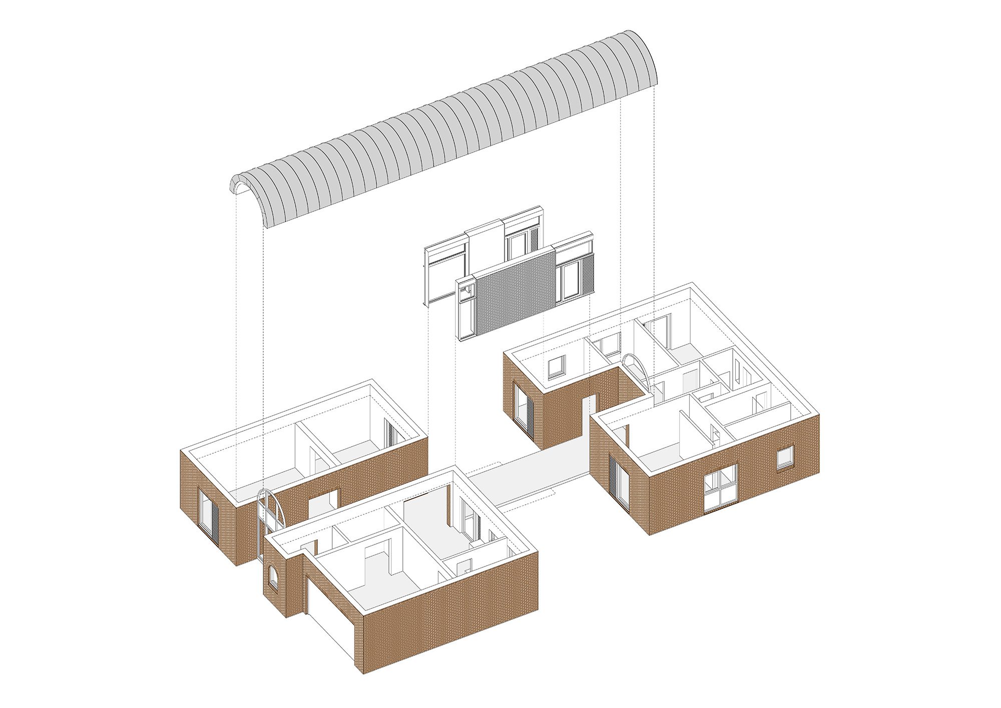 Exploded axonometric.
