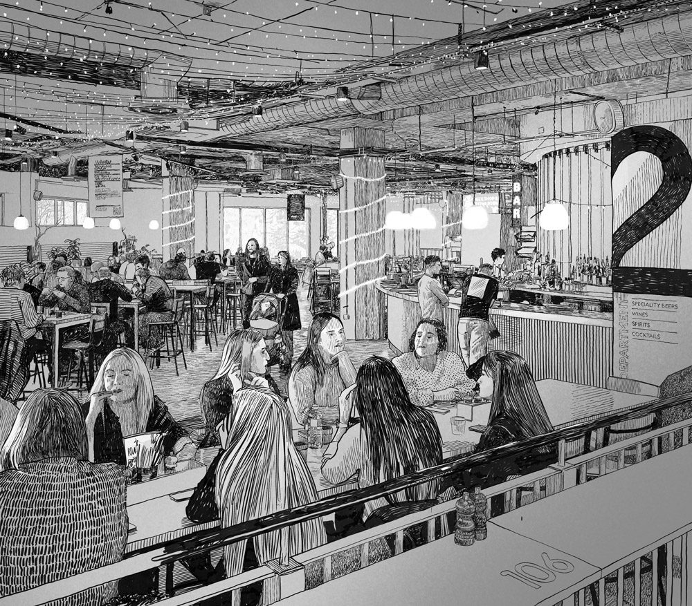 The high street now needs different business models, as with Kommune in the old Co-op department store in Sheffield.