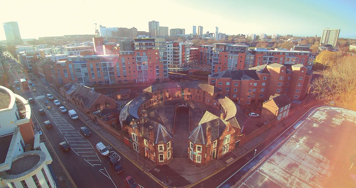 The shape of the Roundhouse probably referred to its primary use for stabling horses.